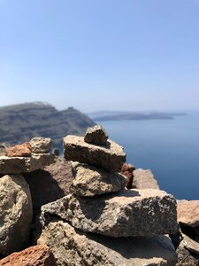 Coast landscape cliff