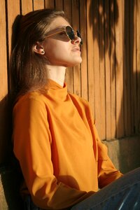 Sunset seductive beauty