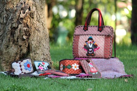 Quilting handbag handmade