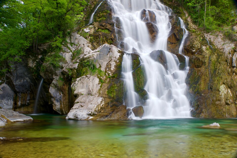Torrent landscape green