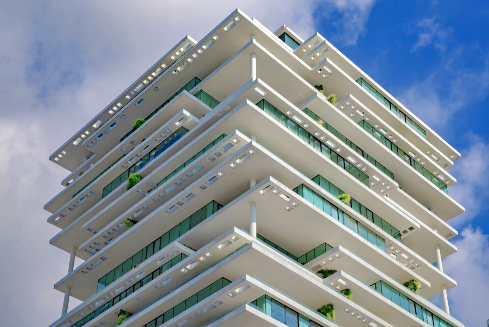 Architecture city windows