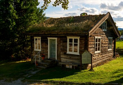 Architecture hut landscape photo