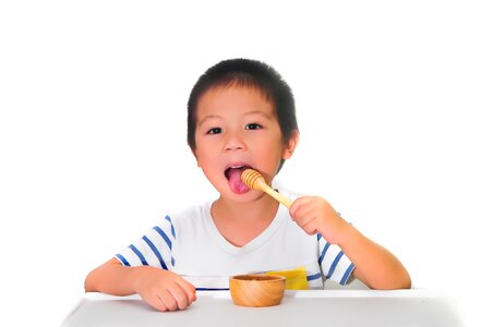 Kid background white