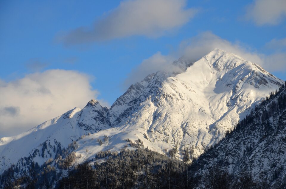 Nature alpine sky