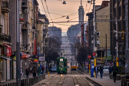 Sofia city tramway photo
