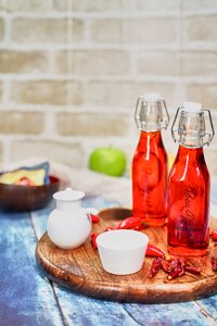 Chili oil oil herb oil