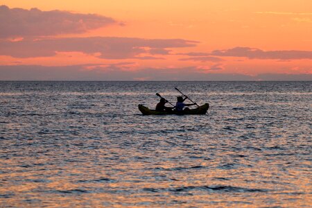 Sea paddle kayak photo