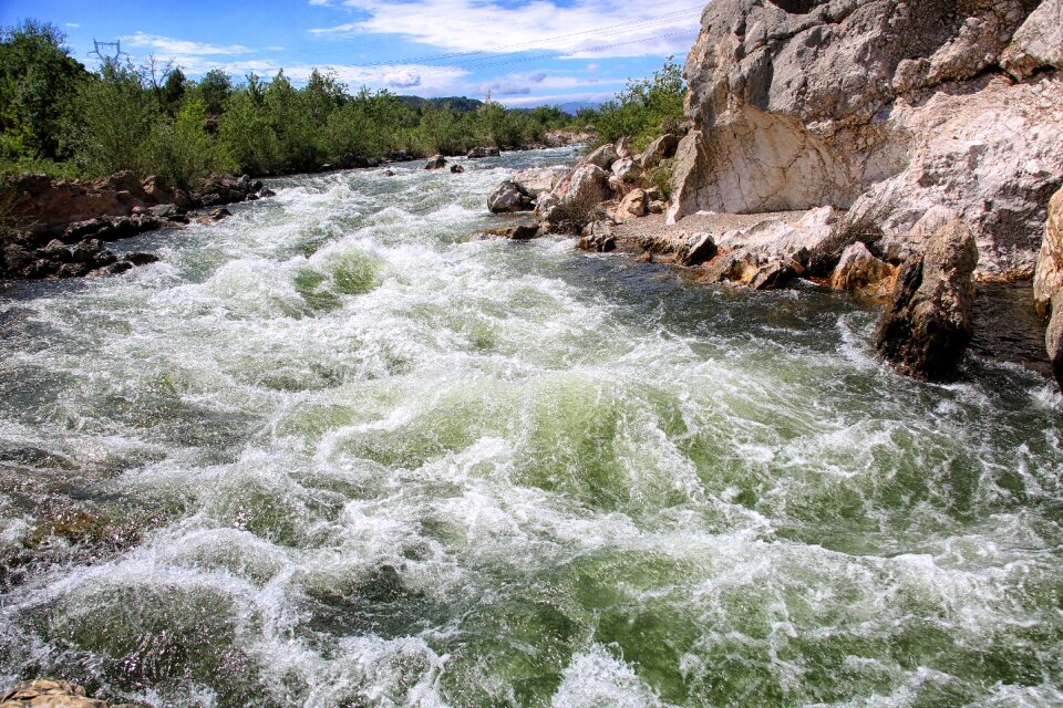 Nature water courses whirlpool