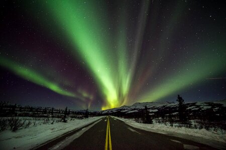 Night landscape nature photo