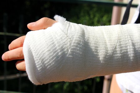 Bandage care accident photo