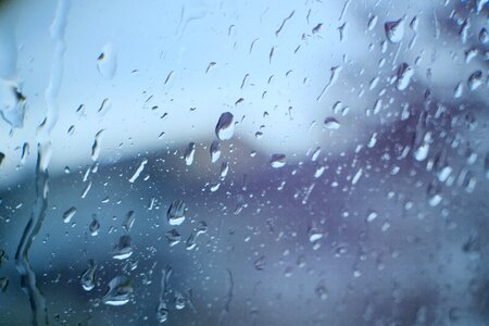 Water raindrops window photo