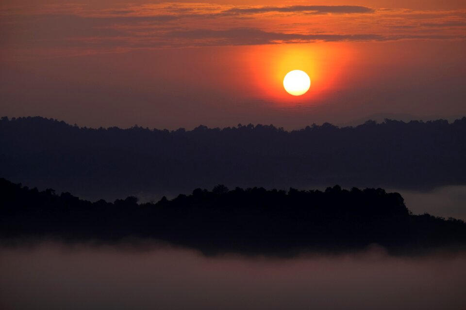 Nature landscape clouds photo