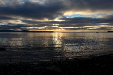 Scenery sunset west coast