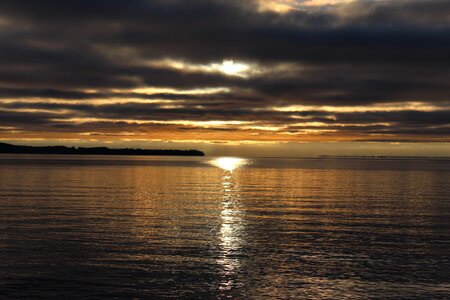 Scenery sunset west coast