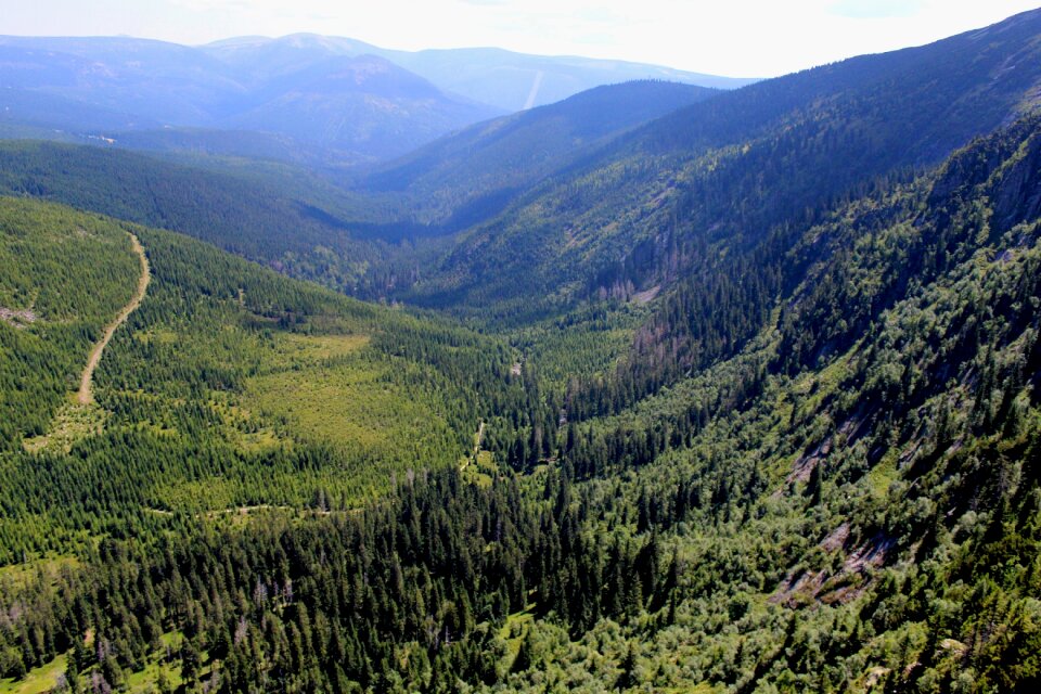 Landscape trail view