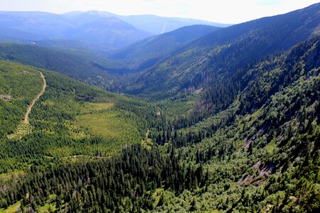 Landscape trail view photo