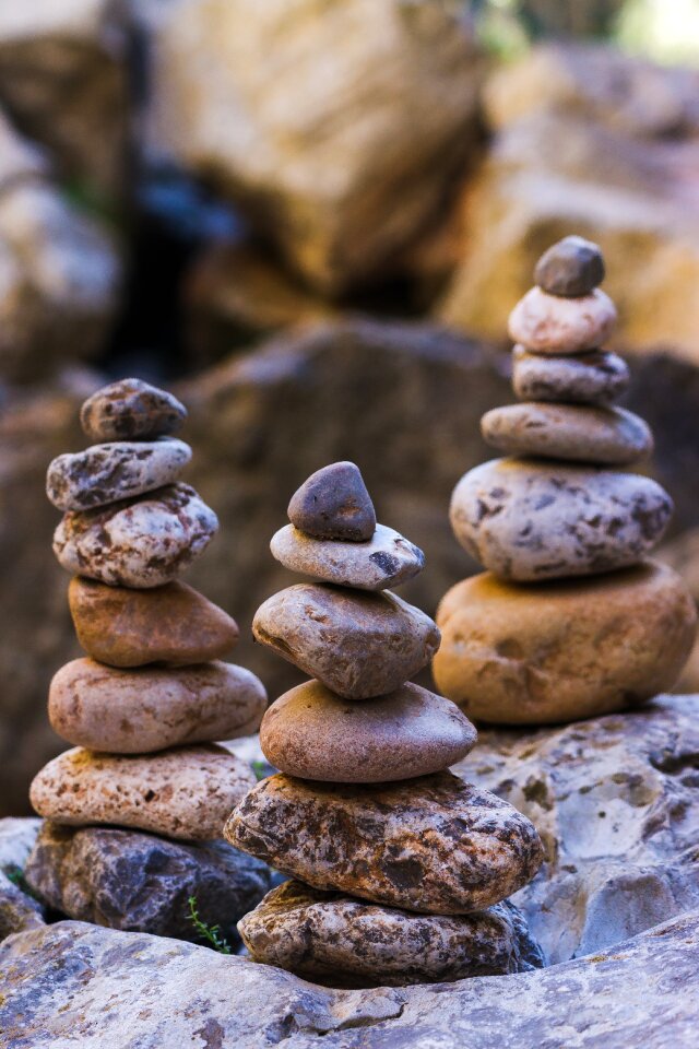 Stones spiritual balance