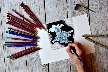 Artistic creativity palette