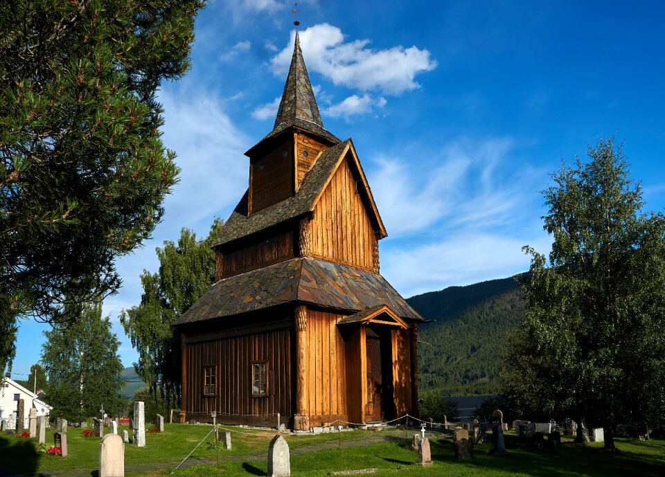 Historically religion timber construction photo