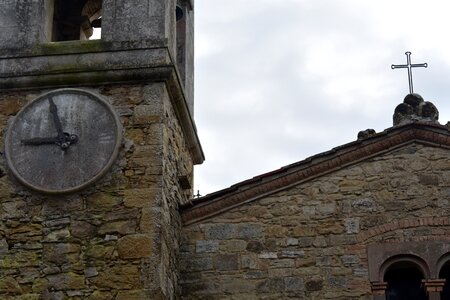 Middle ages campanile architecture