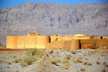 Desert landscape iran photo