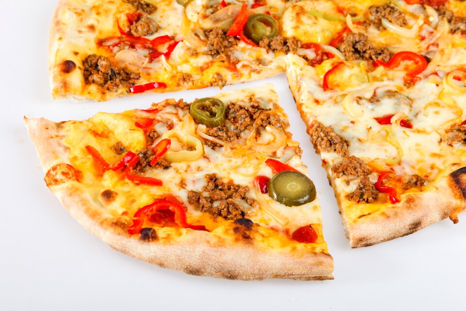 Pizza capriciosa slice