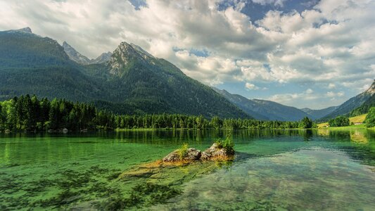 Ramsau alpine clouds photo