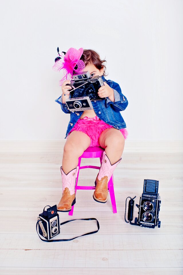 Cute baby dslr recording