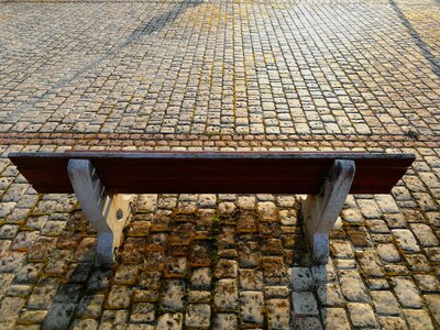 Perspective public bench based