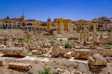Antique antiquity ruin