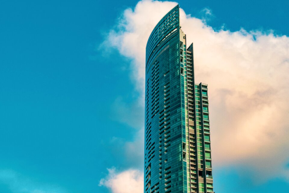 Sky blue sky cloud