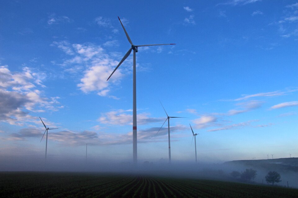 Fog sky wind power