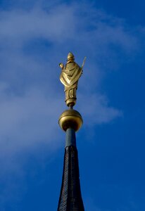 Architecture steeple gilded