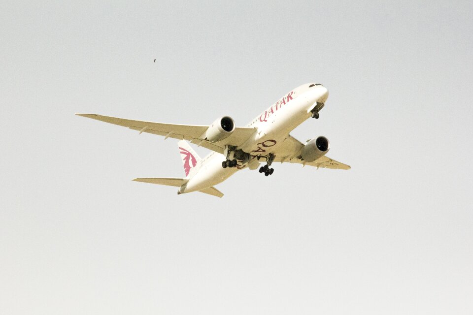 White sky aviation sky