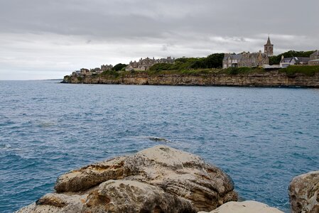 Water rock cliff