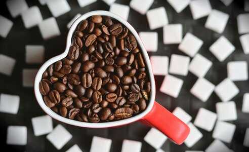 Sugar lumps sugar caffeine