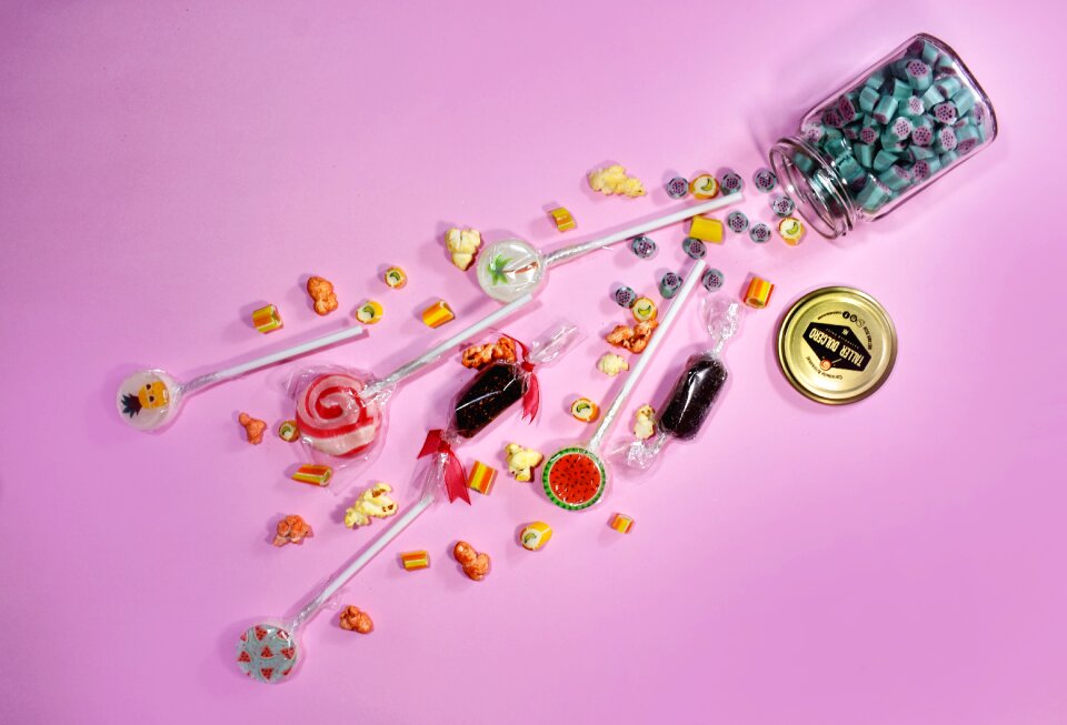 Delicious colorful calories