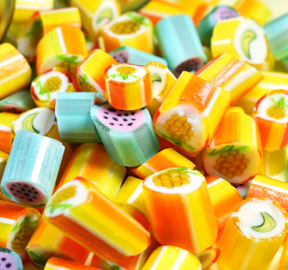 Delicious colorful calories