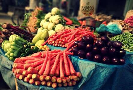 Fruit basket vegetable photo