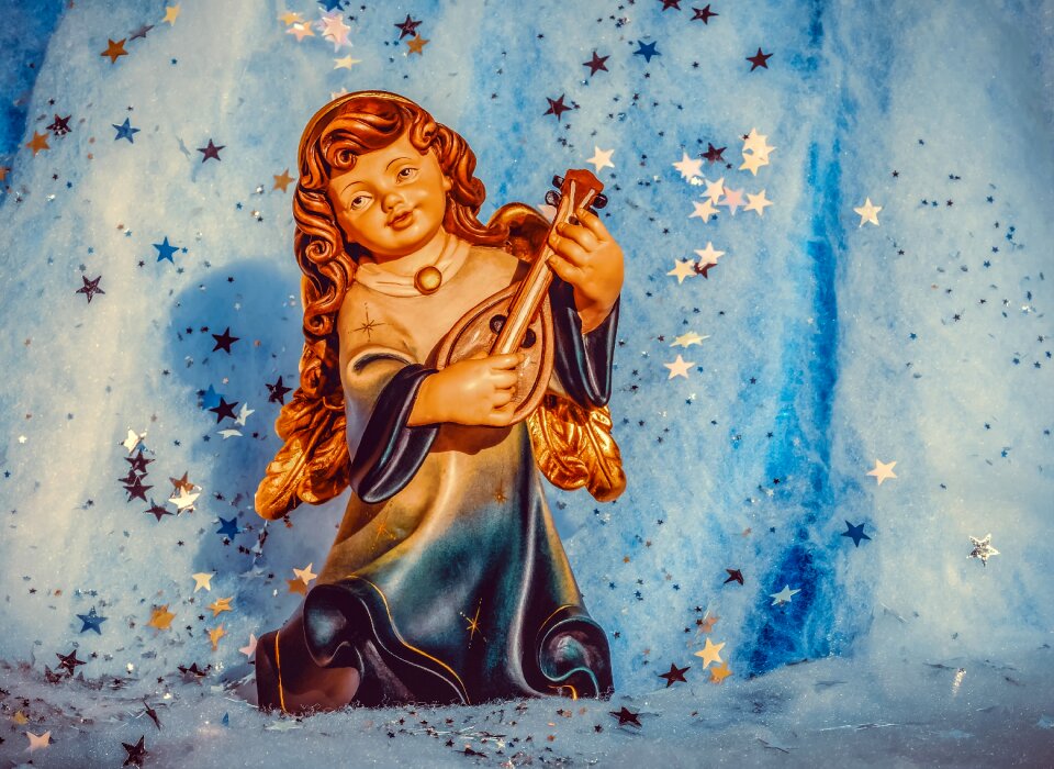 Guardian angel heavenly figure