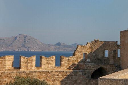 Greece history sky photo