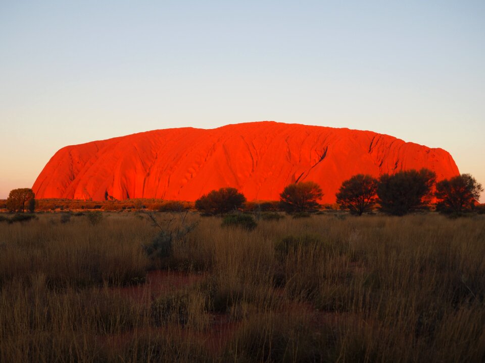 Australia sunset uluru