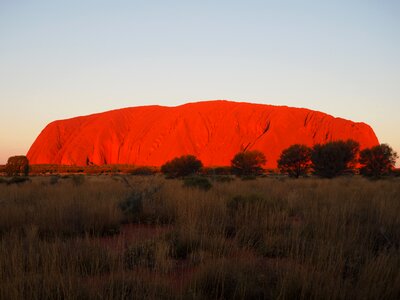 Australia sunset uluru