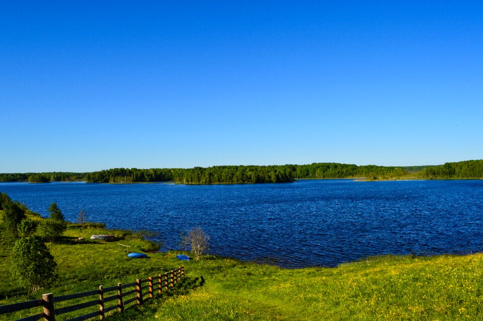 Landscape hill bay photo