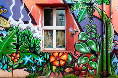 Flingern house colorful