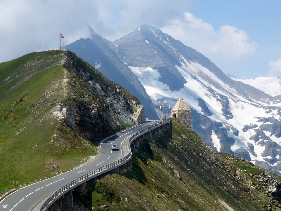 Grossglockner bergstrasse glacier