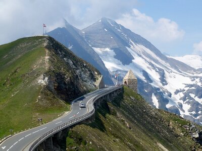 Grossglockner bergstrasse glacier