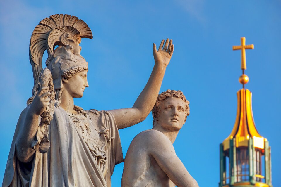Artwork greek ancient goddess of victory nike