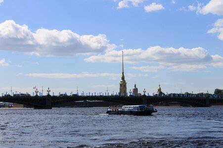 Neva river the peter and paul fortress