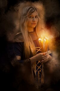 Fantasy portrait medieval photo